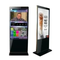 85" Floor Stand Digital Signage Display, USB Player & HDMI Input